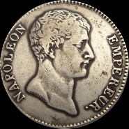 5 francs Napoléon Empereur calendrier révolutionnaire avers